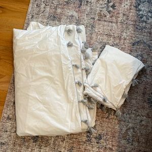 Pottery barn teen twin duvet and sham